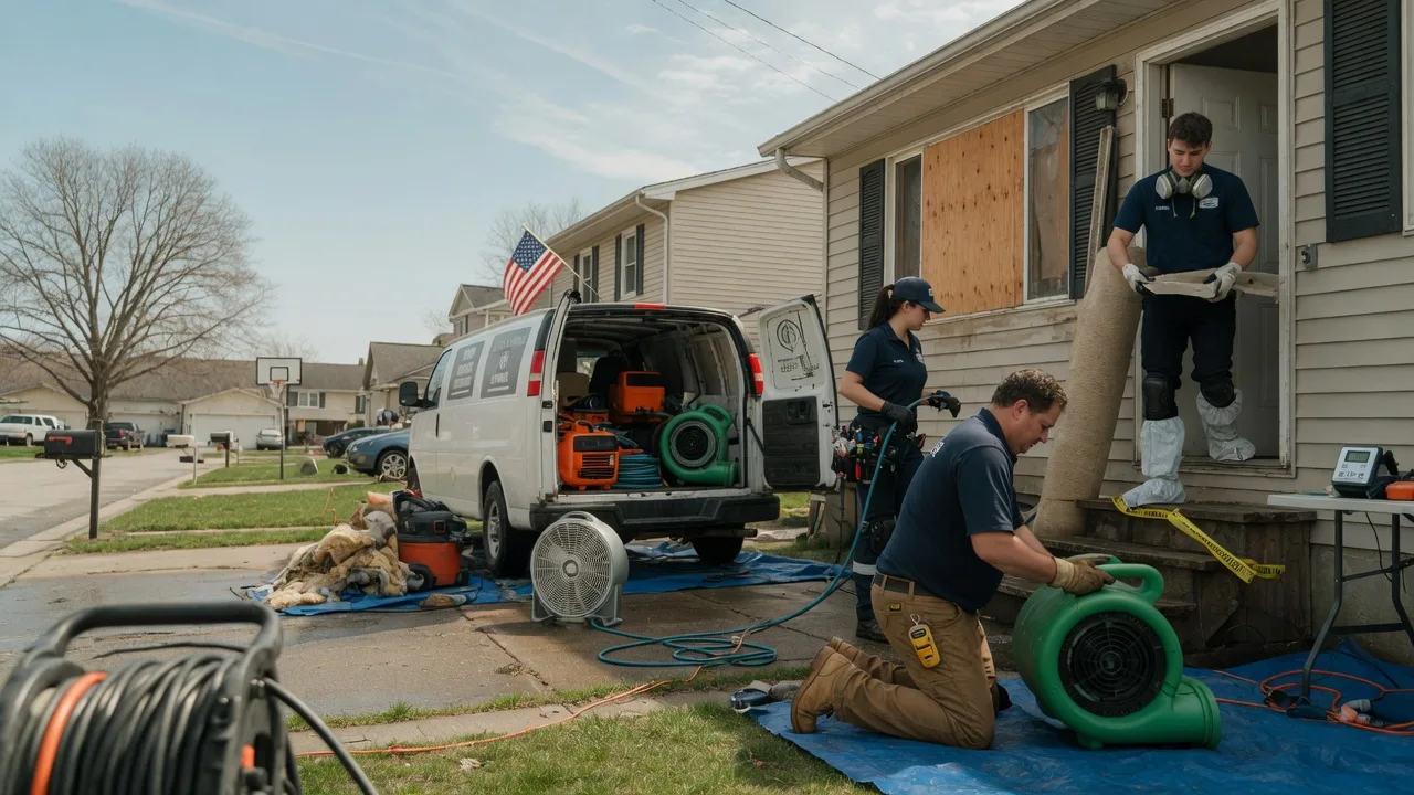 Water Damage Restoration in Edinburgh, IN near me